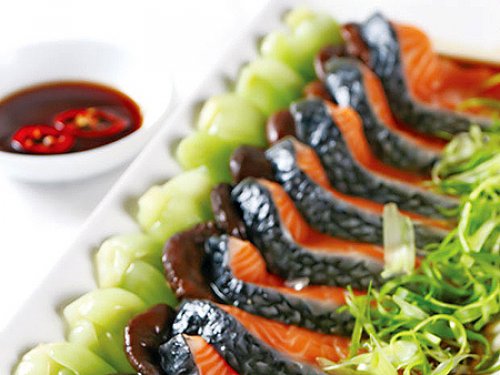 Cá Hồi chưng nước tương