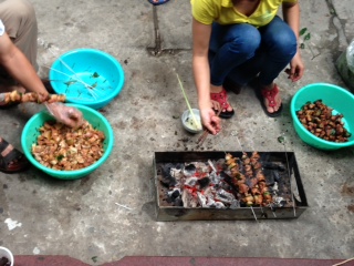 Lợn Mán nướng