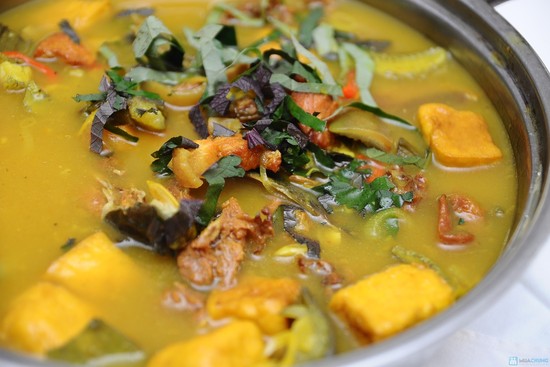 Ba ba nấu chuối đậu 